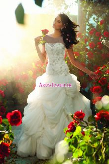 لباس عروس پرنسس بلند