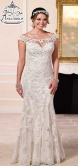 لباس عروس کلوش بلند 2016