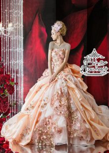 لباس نامزدی پرنسسی بلند