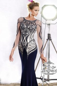 لباس مجلسی کلوش بلند 2015