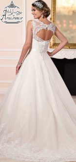 لباس عروس پرنسس دنباله دار 2016