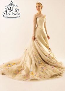 لباس نامزدی پرنسسی بلند