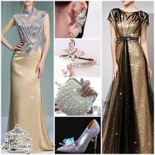 لباس مجلسی سلطنتی بلند 2015