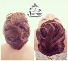 گالری عکس مدل شینیون مو 408