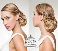 گالری عکس مدل شینیون مو 408