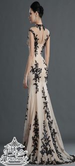 لباس مجلسی کلوش دنباله دار 2015