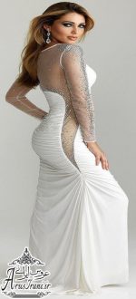 لباس مجلسی کلوش بلند 2015