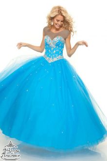 لباس نامزدی پرنسسی بلند