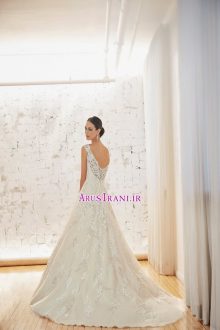 لباس عروس طرح A دنباله دار 2016