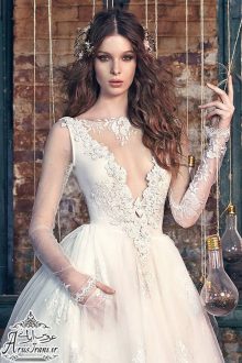 لباس نامزدی پرنسسی بلند