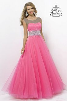 لباس نامزدی پرنسسی بلند