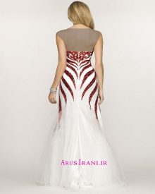 لباس مجلسی کلوش دنباله دار 2016