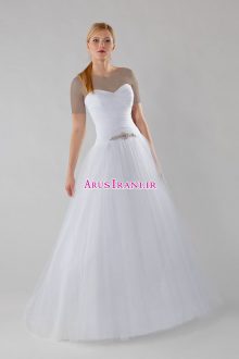 لباس عروس طرح A بلند 2014