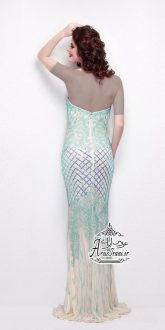 لباس مجلسی کلوش دنباله دار 2016