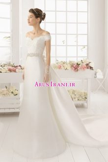 لباس عروس کلوش دنباله دار 2016