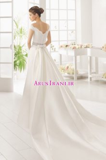 لباس عروس کلوش دنباله دار 2016