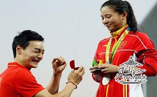ازدواج 2 مدال آور روی سکوی المپیک