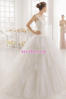 لباس عروس پرنسس دنباله دار 2016
