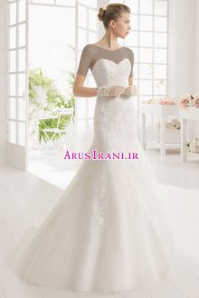 لباس عروس طرح A دنباله دار 2016