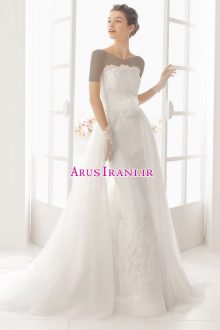 لباس عروس طرح A دنباله دار 2016