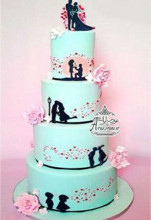 گالری عکس 572 - کیک عروسی