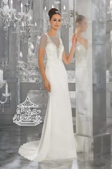 لباس عروس کلوش دنباله دار 2017