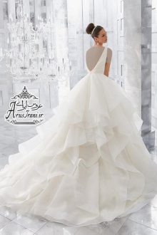 لباس عروس پرنسس دنباله دار 2017
