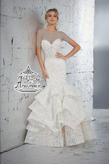 لباس عروس ماهی دنباله دار 2019