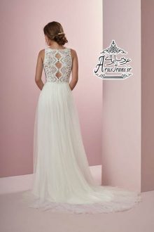 لباس عروس سلطنتی دنباله دار 2019