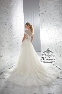 لباس عروس طرح A دنباله دار 2019