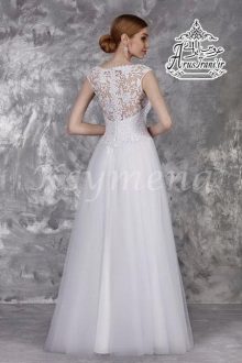 لباس عروس طرح A بلند 2018