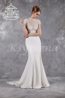 لباس عروس کلوش دنباله دار 2018