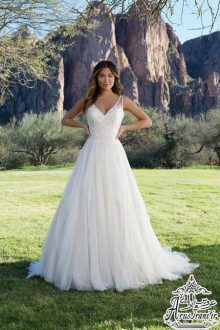لباس عروس پرنسس دنباله دار 2018
