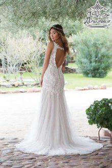 لباس عروس سلطنتی دنباله دار 2018