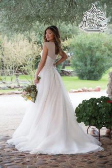 لباس عروس پرنسس دنباله دار 2018