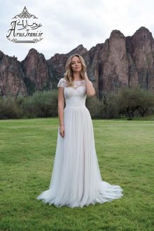 لباس عروس سلطنتی دنباله دار 2018