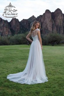 لباس عروس سلطنتی دنباله دار 2018