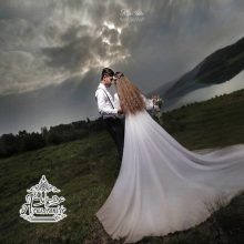 ژست عروس و داماد استودیو روجا