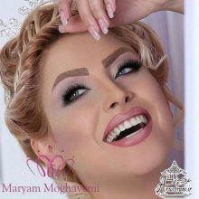 گریم عروس مریم مقومی