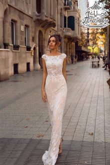 لباس عروس کلوش بلند 2019