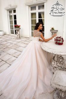 لباس عروس طرح A دنباله دار 2019