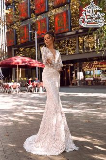 لباس عروس ماهی دنباله دار 2019