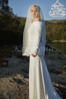 لباس عروس کلوش دنباله دار 2019