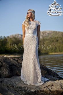 لباس عروس کلوش دنباله دار 2019