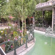 محوطه سبز تالار عروسی فلامینگو