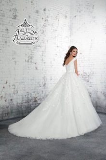 لباس عروس طرح A دنباله دار 2019