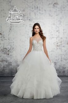 لباس عروس پرنسس دنباله دار 2019