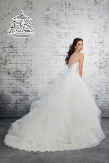 لباس عروس پرنسس دنباله دار 2019