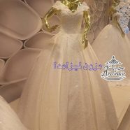 لباس پف دار مزون عروس لیزا مدا
