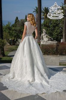 لباس مجلسی پرنسس دنباله دار 2020